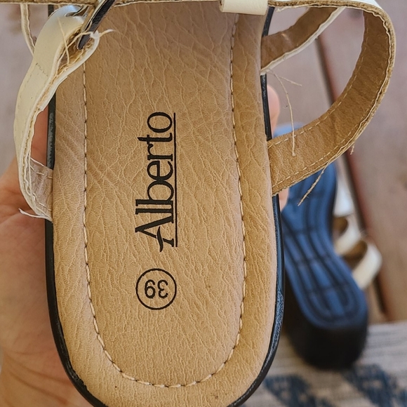 Vintage Alberto boho heeled sandals - Picture 8 of 10